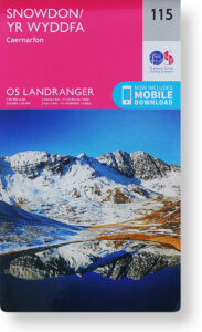 OS Landranger 115 &#8211; Yr Wyddfa / Snowdon