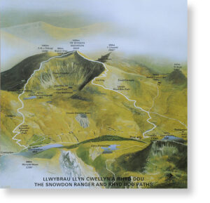 Relief Map &#8211; Snowdon Ranger &#038; Rhyd Ddu
