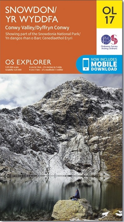 OS Explorer OL17 Snowdon / Yr Wyddfa